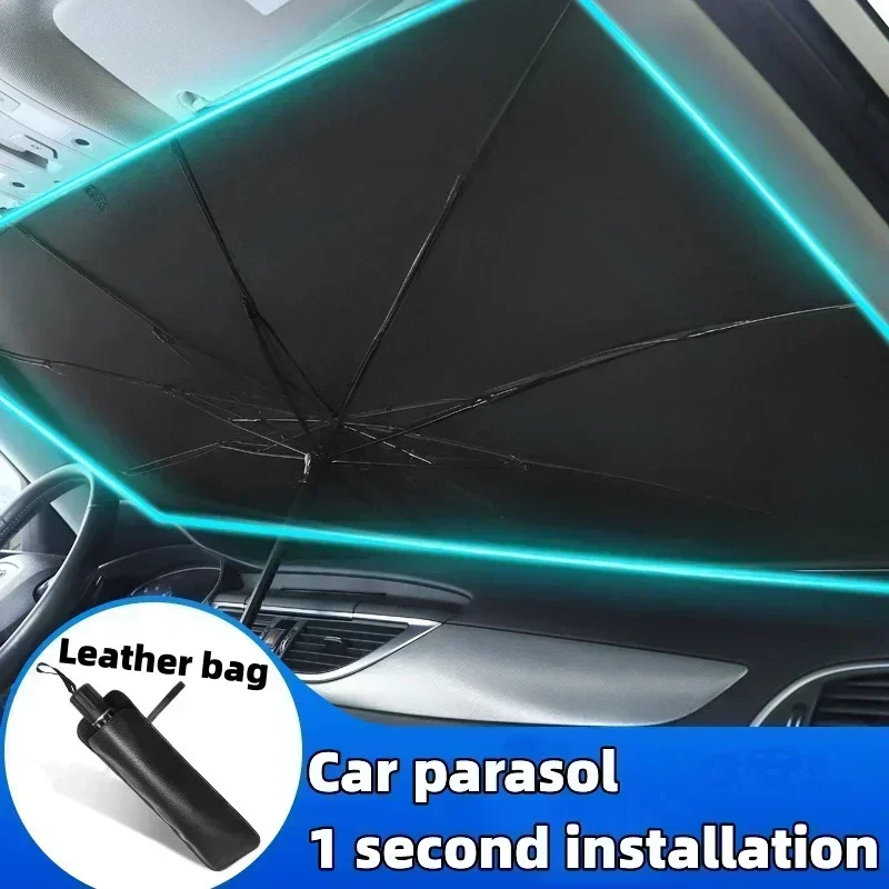Windshield Sun Shade - 자동차 우산형 햇빛가리개, 앞유리 커버, 접이식