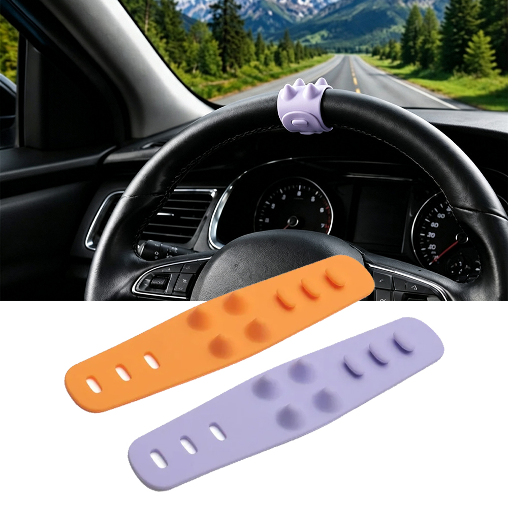 Car Accessories Limassol - 실리콘 미끄럼 방지 자동차 핸들 커버