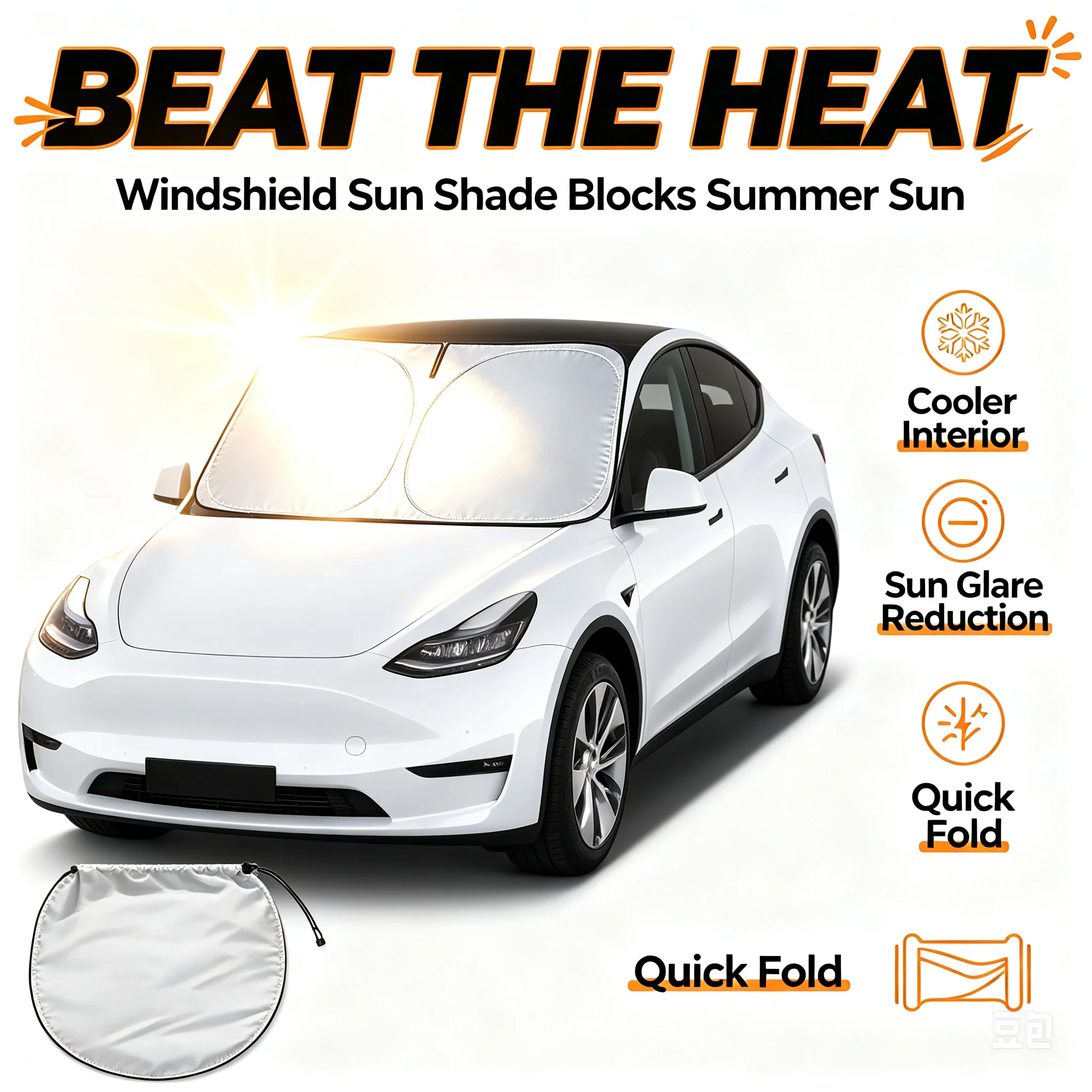 차량용 햇빛 가리개 앞유리 차양막 열 차단 여름 쿨링  - Windshield Sun Shade 리뷰 및 가격