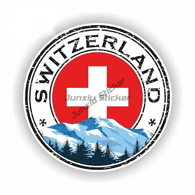 스위스 알프스 스위스 국기 스티커 스위스 제우르치 제네 - Car Accessories Zurich 리뷰 및 가격