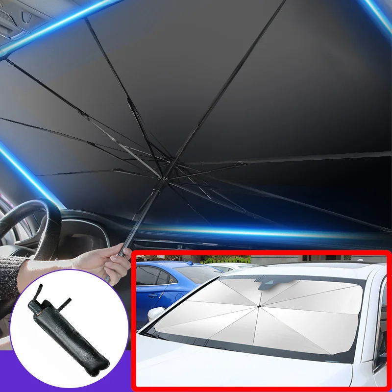 접이식 자동차 햇빛 가리개, 앞유리 차양막, 자외선 차 - Windshield Sun Shade 리뷰 및 가격