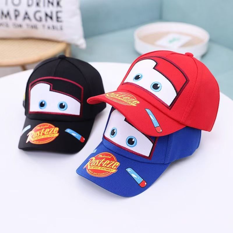 디즈니 라이트닝 맥퀸 어린이용 모자 자동차 만화 조절  - Car Accessories For Baby 리뷰 및 가격