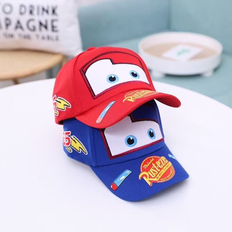 디즈니 라이트닝 맥퀸 어린이용 모자 자동차 만화 조절  - Car Accessories For Baby 리뷰 및 가격