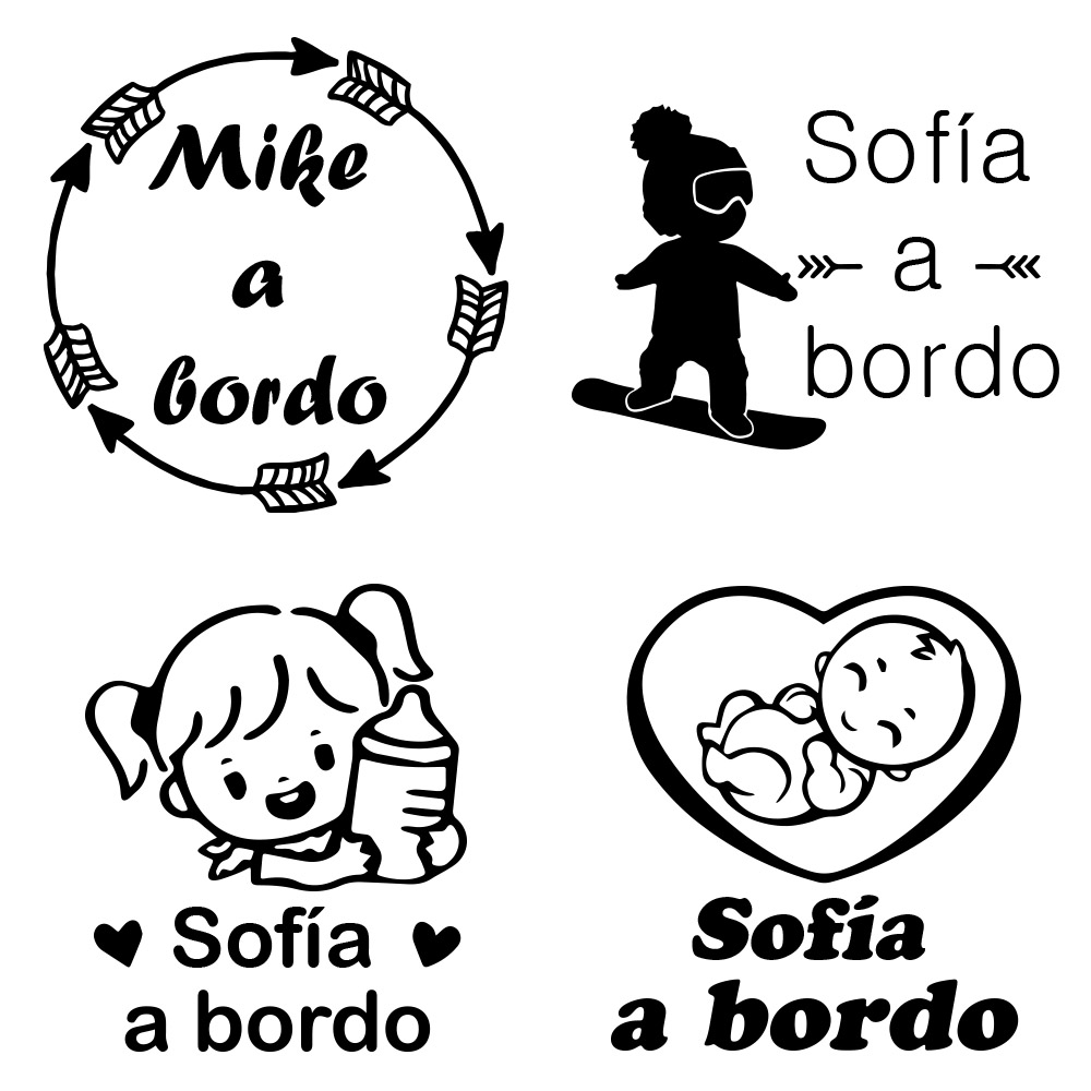 1pc 비닐 아기 bordo 다채로운 자동차 스티커 자 - Car Accessories For Baby 리뷰 및 가격