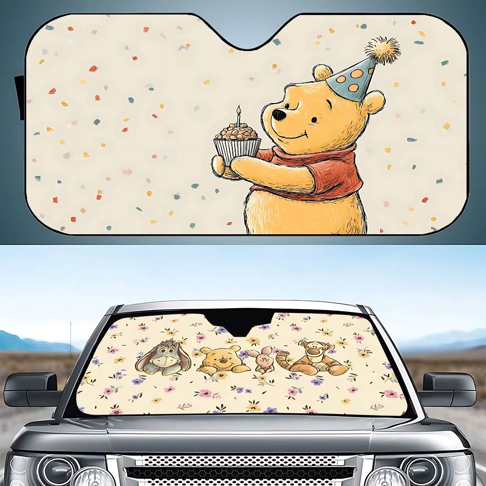 귀여운 W-위니 더 P-Pooh-S Kawaii 스타일 - Windshield Sun Shade 리뷰 및 가격