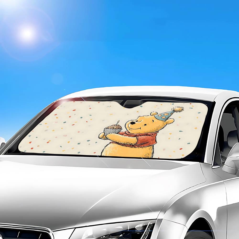 귀여운 W-위니 더 P-Pooh-S Kawaii 스타일 - Windshield Sun Shade 리뷰 및 가격