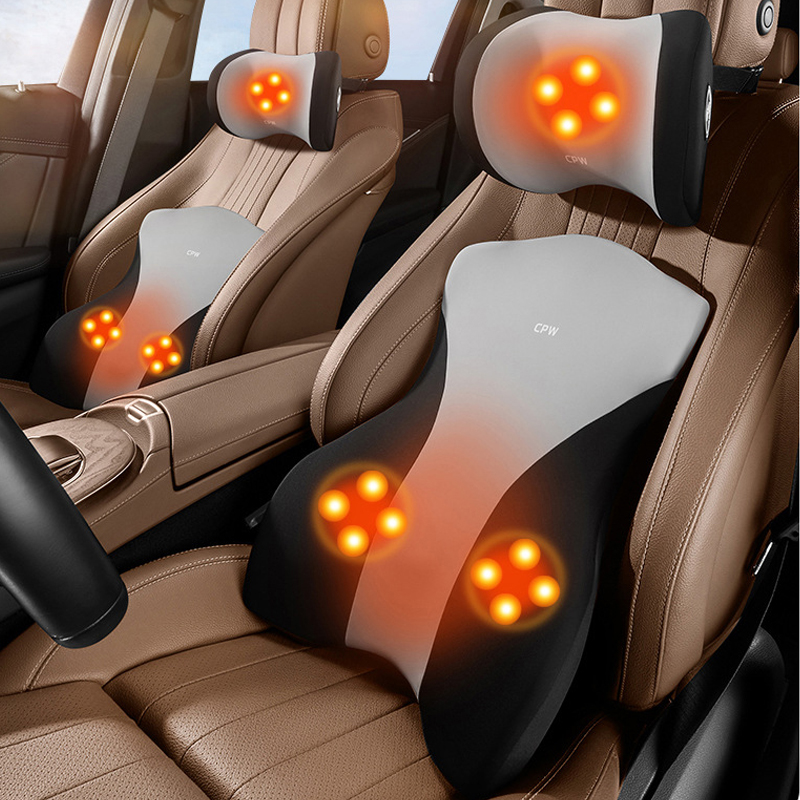 자동차 전기 마사지 머리 받침 요추 지지대 진동 허리  - Car Accessories Limassol 리뷰 및 가격