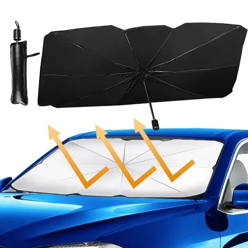 1개 자동차 햇빛 가리개 우산형 선쉐이드 프론트 파라솔 - Windshield Sun Shade 리뷰 및 가격