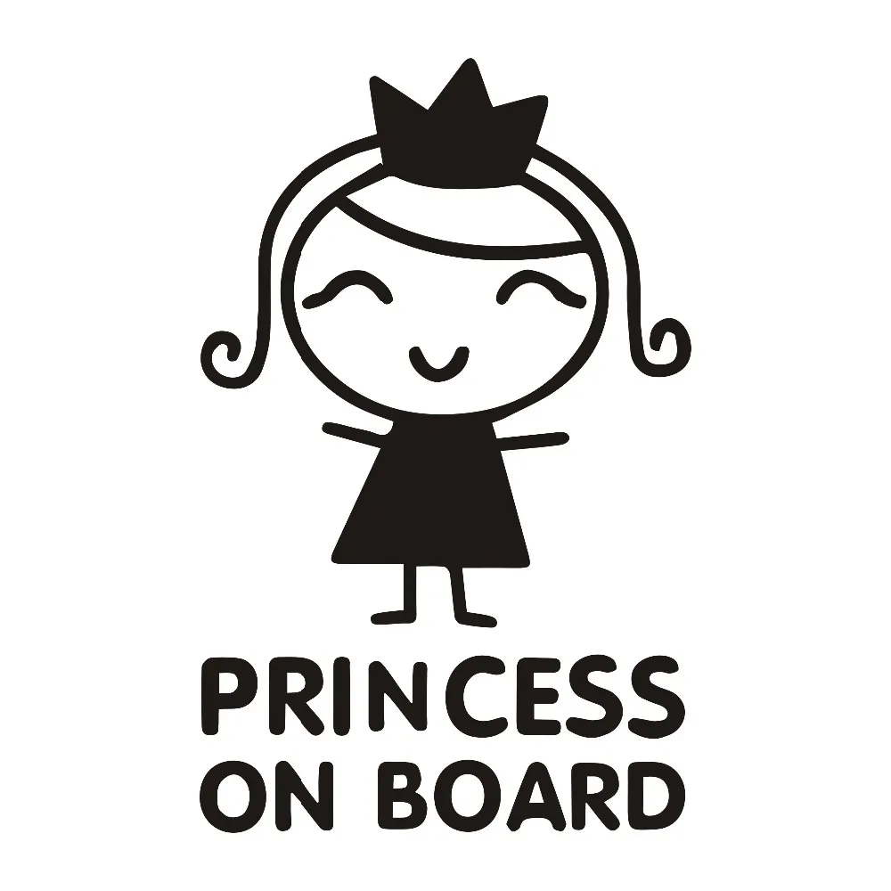 자동차 스티커 인격 공주 보드에 아기 소녀 스타일링 스 - Car Accessories For Baby 리뷰 및 가격